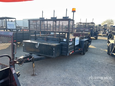 2011 Marksman 14X837K 14 ft T/A Landscape Trailer