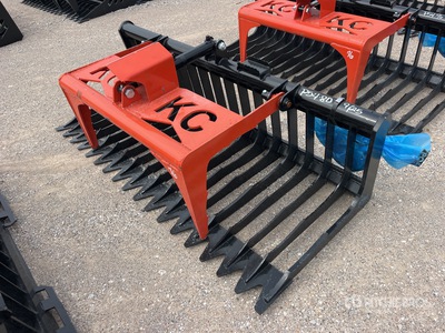2025 Kit Containers QT-SG-S76-V3 76 in Skeleton Skid Steer Grapple (Unused)