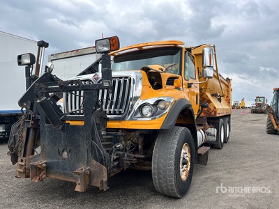 2010 International 7600SFA 6x4 6x4 Snow Plow Truck (Inoperable)