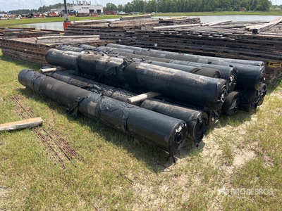 Quantity of (11) Geoteck Rolls of 40 ft Liner Materiale edile