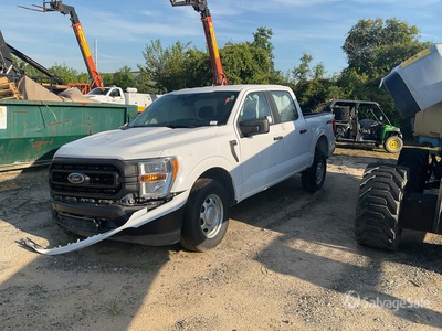 2022 Ford F-150 XL 4x4 Crew Cab pickup truck Pickup (Inoperable)