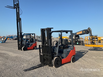 2018 Toyota 8FGU18 2900 lb Pneumatic Tire Forklift