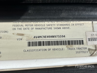 2017 Volvo VNM 6x4 Day Cab Truck Tractor