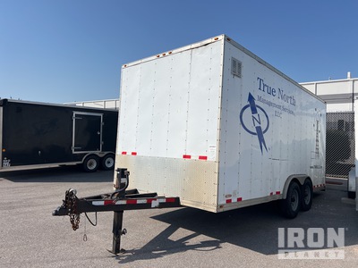 2012 Riechers 18 ft T/A Enclosed Trailer