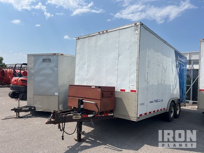 2012 Riechers 18 ft T/A Enclosed Trailer