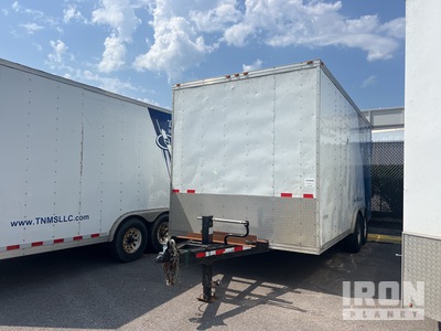 2013 Riechers 18 ft T/A Enclosed Trailer
