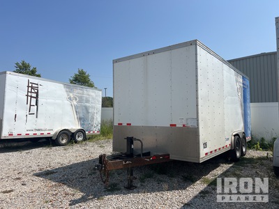 2013 Riechers 18 ft T/A Enclosed Trailer