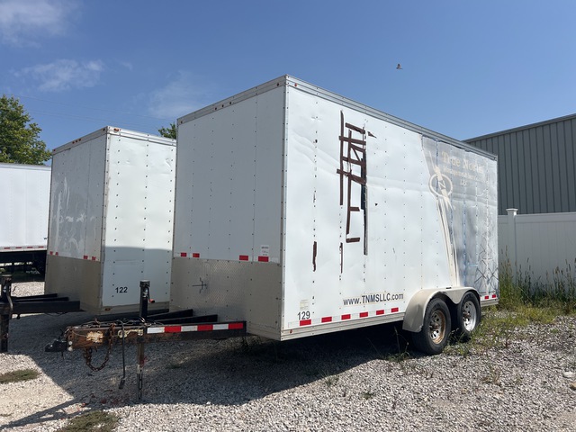2013 Riechers 16 ft T/A Enclosed Trailer