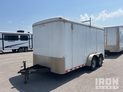 2013 Doolittle FD-304 14 ft T/A Enclosed Trailer