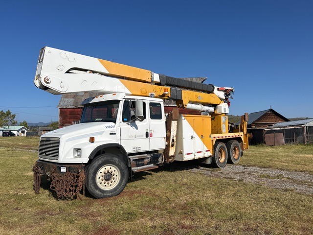 Altec A72-T 800 lb Knuckle Boom on 1999 Freightliner FL80 6x4 Extended Cab Boom Truck