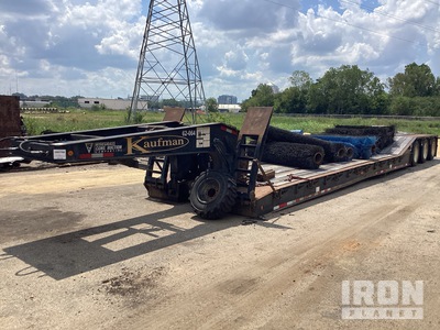 2016 Kaufman DP50 Tri/A Double Drop Removable Gooseneck Lowboy Trailer