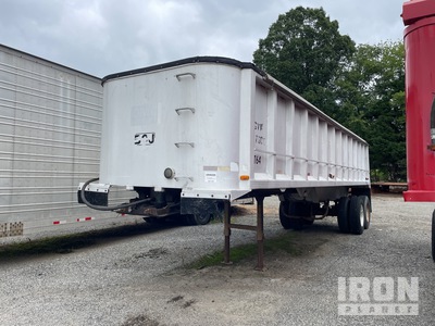 1977 CMC T/A Aluminum End Dump Trailer
