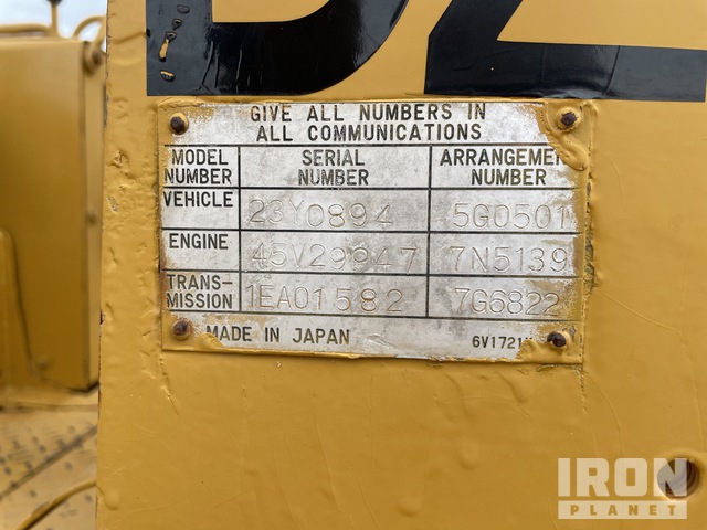 TOPADOR FRONTAL 1981 CATERPILLAR D3
