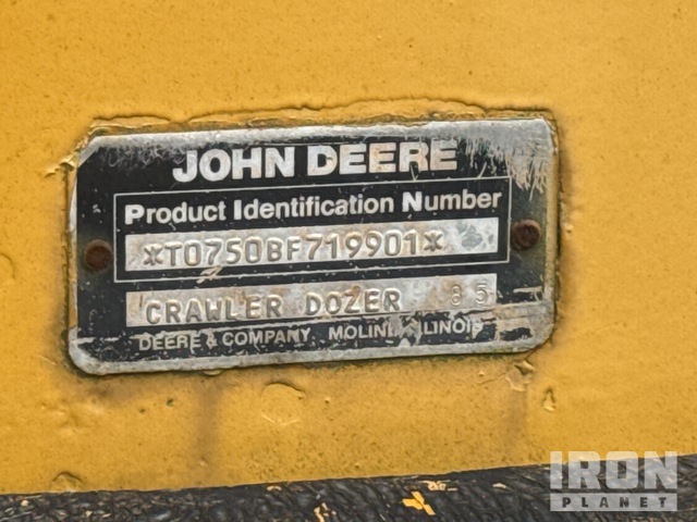 TOPADOR FRONTAL 1985 JOHN DEERE 750B