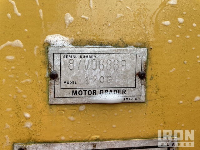 MOTOCONFORMADORA CATERPILLAR 120G 1983