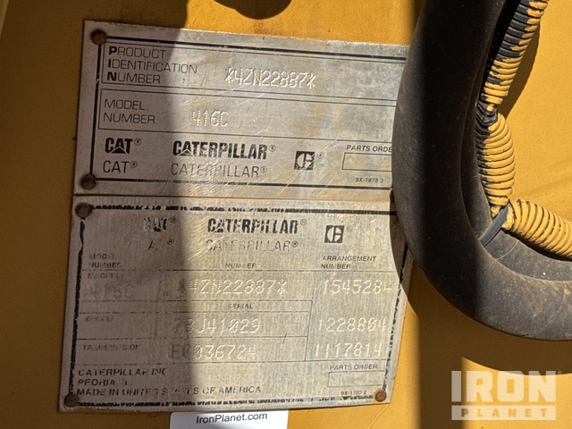 RETROEXCAVADORA 2000 CATERPILLAR 416C