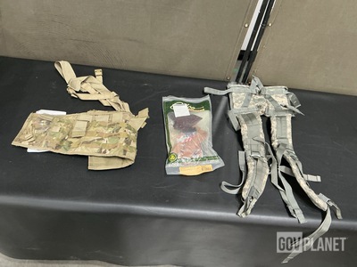 (17) Shoulder Straps, (59) Assault Panels, (19) Pistol Holsters & Assorted Items