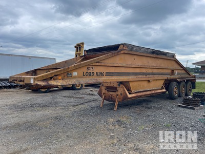 1984 Load King 18270-3-AXLE 15 ft Tri/A strooi aanhangwagen