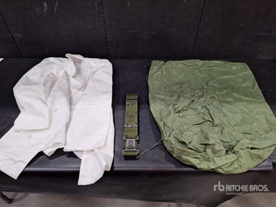 (43) Individual Equipment Belts, (41) Clothing Bags & Assorted Items