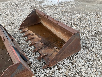 80 in Skid Steer Bucket