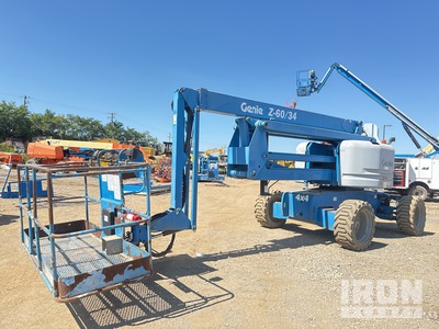 2014 Genie Z60/34 4WD Diesel Articulating Boom Lift
