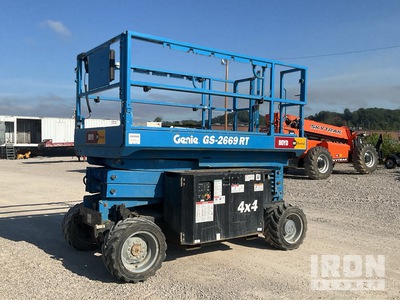 2016 Genie GS-2669 RT Diesel 4x4 Scissor Lift