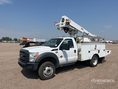 2017 Altec AT235P 35 ft on 2016 Ford F550 w/AT235P XL 4x4 Cable Placer Bucket Truck