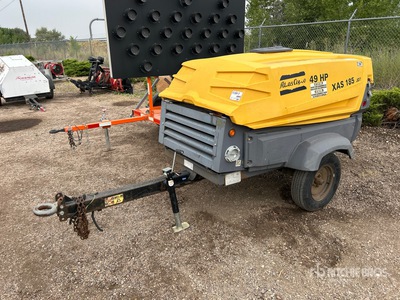 2013 Atlas Copco XAS 185 JD7 185 cfm Mobile Luftkompressor