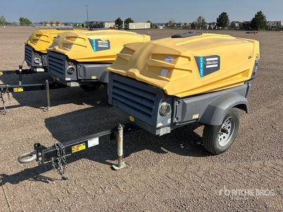 2017 Atlas Copco XAS 185 185 cfm Mobile Air Compressor