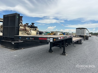 2004 Fontaine TPTT-4-4865SPK 100000 lb Tri/A 48 ft - 65 ft Extendable Single Drop Step Deck Trailer
