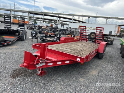 2015 Custom 18 ft T/A Equipment Trailer