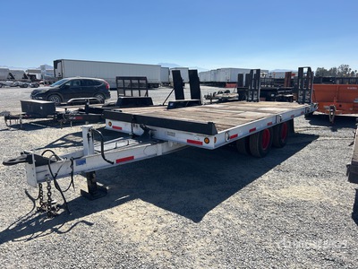 1986 Zieman 20 ft T/A Utility Trailer