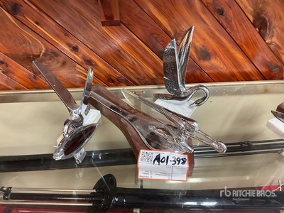 Quantity of antique hood ornaments