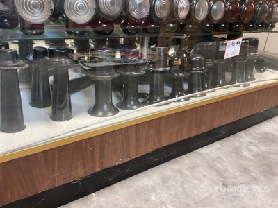 Quantity of antique car horns