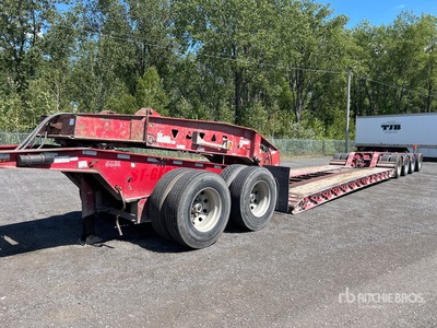 2022 Trail King TK110HGD 110000 lb Tri/A Single Drop Removable Gooseneck Góndola