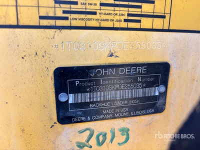 2014 John Deere 310SK Backhoe Loader