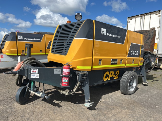 2019 Putzmeister BSA 1408 E 110 kW Electric Concrete Pump