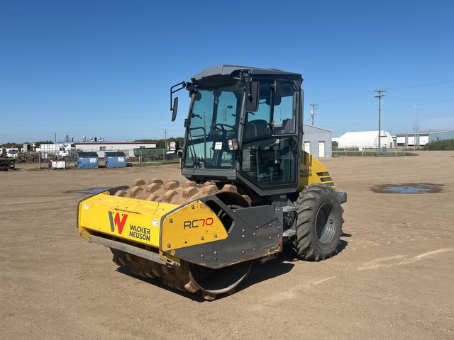 2018 Wacker Neuson RC70P Padfoot Drum Compactor 2018 Wacker Neuson RC70P Padfoot Drum Compactor