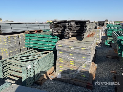 Quantity of 8 ft x 36 in x 15 ft Pallet Racking