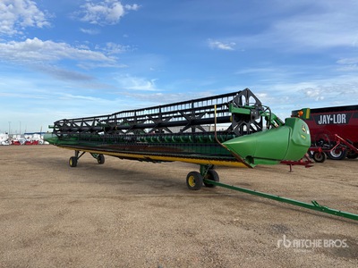 2010 John Deere 640D 6 Row 40 ft Draper Combine Header