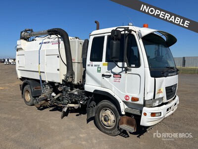 2010 Nissan UD MK6 Sweeper Truck (Inoperable)