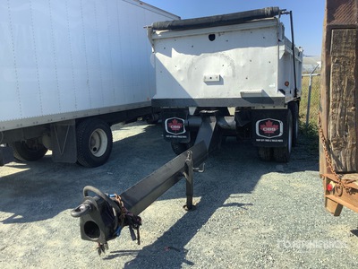 1978 Knight 12 ft T/A Drawbar Pup Pup Dump Trailer