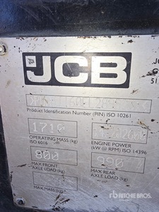 2020 JCB VMT160-80 Rodillo Tándem