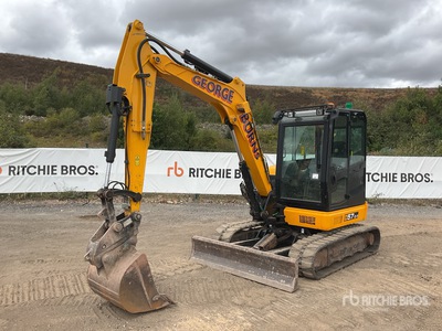 2020 JCB 57C-1 油圧ショベル