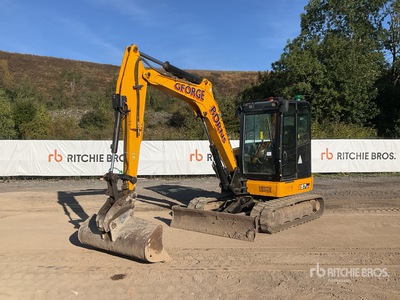 2018 JCB 57C-1 油圧ショベル