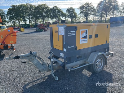 2014 Atlas Copco QAS40 40 kVA Generator Set