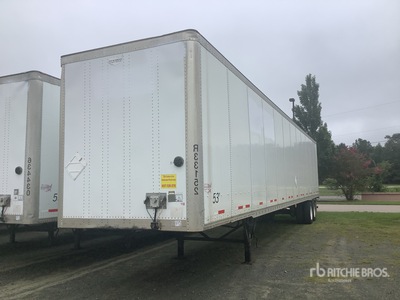 2013 Wabash DVCVHPC 53 ft x 102 in T/A Remolque de furgoneta