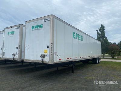 2013 Wabash DVCVHPC 53 ft x 102 in T/A Van Trailer