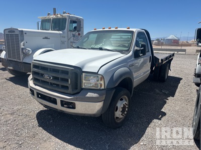 2007 Ford F550 Flatbed Truck (Inoperable)