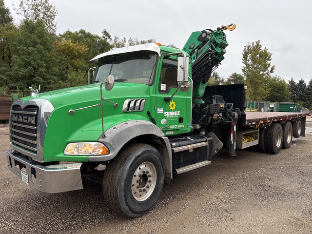 2016 Hiab 288EP-4 21610 lb Knuckle Boom on 2017 Mack GU813 8x4 Boom Truck 2016 Hiab 288EP-4 21610 lb Knuckle Boom on 2017 Mack GU813 8x4 Boom Truck